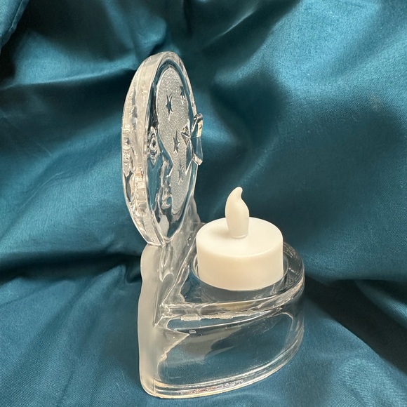 PartyLite Frosted Glass Celestial Candle Holder - Picture 3 of 6